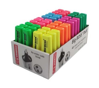 Stabilo Boss Highlighter Pack - 48 Pens